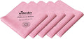 Vileda Professional 5x PURmicro Active microfibre cleaning cloth red | reusable and streak-free | colour-coded | 35×38 cm | machine washable | ideal for hygiene-compliant businesses