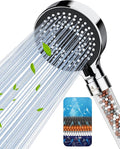 Magichome Shower Head, Upgraded Filter Shower Head High Pressure 5 Modes, Universal Hard Water Filter Showerhead with Extra Replaceable Accessories