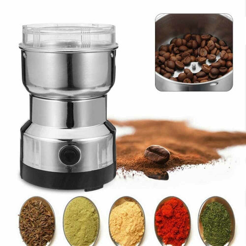 220V Electric Coffee Grinder Grinding Milling Nut Bean Matte Blender