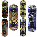 GEEZY 17" Complete Skateboard Kids Mini Skateboard Sharks Graffiti Outdoor Skate Board