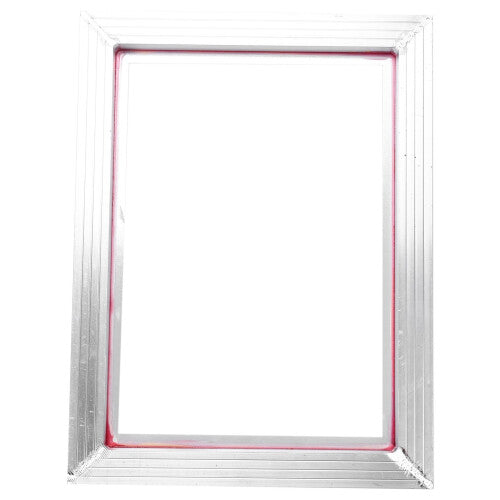 A3 Screen Printing Aluminum Frame 31X41Cm with White 43T Silk Mesh