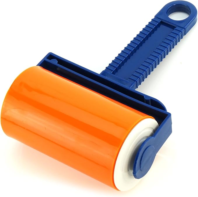 Hangerworld Washable Lint Roller with Cover - Fluff, Pet Hair & Dust Remover - Super Sticky for Clothes