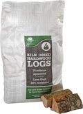 Kiln Dried Hardwood Logs - Jumbo 60 Litre Sack (approx 18kg) Perfect for Log Burners, Wood Stoves Open fires, Fire Pits and Pizza Ovens - Woodsure Approved (1 x 60L Sack)