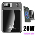 10000mAh Power Bank Wireless Magnetic Charger Battery Pack For iPhone