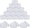 50 Pcs Travel Cosmetic Jar Pots 5ml Creams Make-up Sample Containers with Lids for Women Glitter Nail Art Storage Bottles