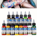 Tattoo Ink Set 14 Set 1oz 30ml Professional Tattoo Ink Pigment Tattoo Ink 14 English Tattoo Set