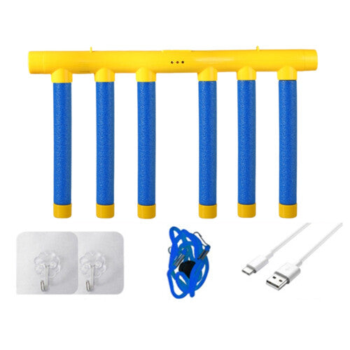 (Yellow 6 Sticks) Challenge Falling Sticks Game Remote Control Kids Catching Toy Reflex Challenge Game for Training Reaction Ability