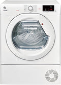 Hoover HLEC8DE H-Dry 300 8kg Condenser Tumble Dryer, Aquavision, White, Sensor dry, NFC[Energy Class B]