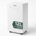 Zuvo - 12L/day Dehumidifier with Active Carbon Filter, Energy Efficient (costs less than 5p per hour) Low Noise Dehumidifiers for Home with 2 L Tank, Timer, Laundry Drying Mode, Continuous Drainage
