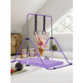 (8-purule) Gymnastics Bar Training Kip Bar With Grips