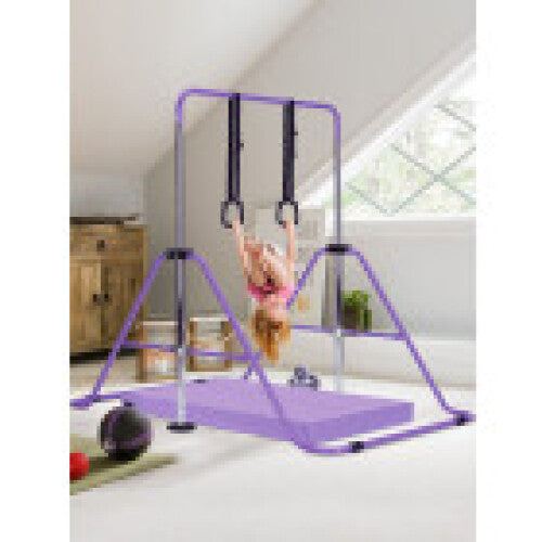 (8-purule) Gymnastics Bar Training Kip Bar With Grips