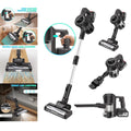 Floor Cleaner Cordless Vacuum Cleaner with 2 Li-ion Batteries LED Light Multi-Surface Floor Cleaner 15000pa Stick Vacuum