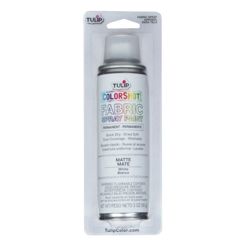 Tulip ColorShot Instant Fabric Spray Color 3oz. White