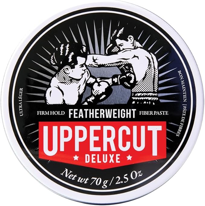 Uppercut Deluxe Featherweight Hair Styling Paste, Professional Water Based Styling Product to Create Textured Styles, Low Shine and Firm Hold 70g