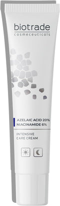 Biotrade Intensive Care Cream with 20% Azelaic Acid and 6% Niacinamide – Face Care Cream for Texture Refinement, Dark Spots, and Redness Relief – 30 ml