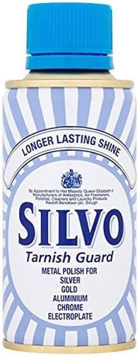 Silvo Tarnish Guard Metal Polish | All Purpose Metal Polish - For Silver, Gold, Aluminum, and Electroplate 175ml