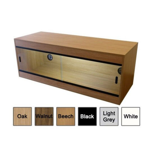 (Black) Repti-Life 6ft vivarium - 72x24x24 inches