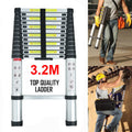 3.2M Aluminum Telescopic Ladder Portable Extension Ladder EN131