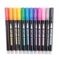 Shimmer Markers Doodle Outline Dazzles: 12 Colors Glitter Pens Set