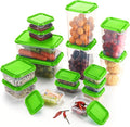 17-Pack Food Storage Containers – BPA-Free, Airtight & Leakproof – Microwave, Freezer & Dishwasher Safe – Cereal, Pasta, Salad, Soup, Meal Prep (180ml–2060ml)