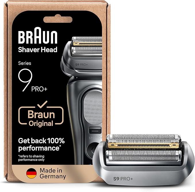 Braun Series 9 PRO+ Electric Shaver Original Replacement Head, Get Back 100% Performance, Compatible with Series 9 Shavers, 96M