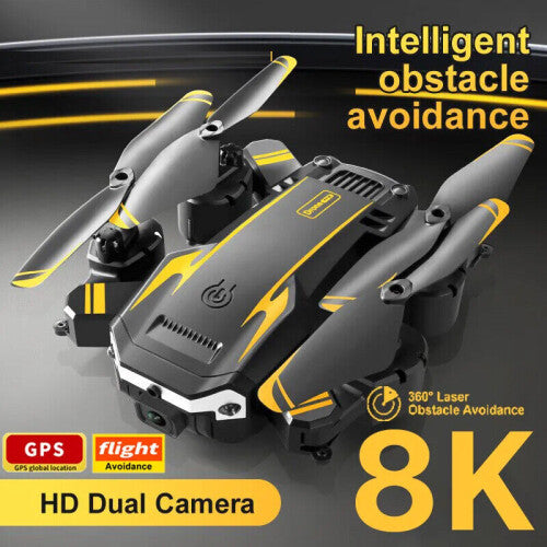 8K HD Drone Dual Camera WIFI FPV GPS Foldable Selfie RC Quadcopter G6