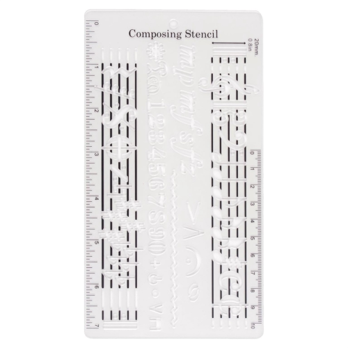 Song Writer'S Composing Template Stencil for Music Notes & Symbols Staff Drawing Ruler Composition Accessories B