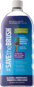Bartoline Save the Brush® Glosses, Undercoats, Primers & Emulsions 1L – Eco White Spirit Alternative Cleans Brushes Fast – Biodegradable