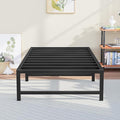 3ft Single Bed Heavy Duty Steel Slats Single Metal Bed Frames with 31.5cm Platform Storage for Adult No Box Spring Needed Easy Assembly, for Bedroom, Home, Kids