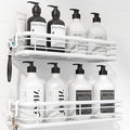 Kitsure Shower Caddy - 2-Pack Rustproof Bathroom Shelves, Large Capacity Adhesive Shower Shelf No Drilling, Space-Saving Storage of Bathroom Essentials, W30.0cm, White