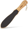 Hard Skin Remover Foot File for Men & Women - Foot Scraper with Natural Rubber & Wood Handle - Dead Skin & Callus Remover for Soft and Delicate Feet