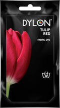 DYLON Hand Dye, Fabric Dye Sachet for Clothes, Soft Furnishings and Projects, 50 g - Tulip Red