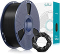 SUNLU PLA Plus 3D Printer Filament, Upgraded PLA+ 3D Filament 1.75mm, Neatly Wound PLAPro, Strong and Toughness, Dimensional Accuracy +/- 0.02 mm, 1KG Spool (Black)