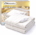 EMtronics Heated Electric Under Blanket Bed Warmer with 3 Heat Settings, Overheat Protection, Machine Washable - Double Size 135cm x 120cm