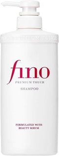 "Shiseido Fino Premium Touch Shampoo - Formulated with Beauty Serum, 550ml"