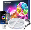 Mexllex LED Strip Lights 10M (1X10M) APP Control Colour Changing LED Lights with Remote, Music Sync Built-in Mic, SMD RGB Light Strips RGB LED Strip, Led Lights for Bedroom Home Decoration[Energy Class A]