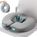 Benazcap Donut Cushion for Hemorrhoids, Coccyx Cushion for Tailbone Pain Relief, Donut Pillow, Memory Foam Seat Cushion by Ergonomic for Sores, Sciatica, Gray