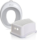 Dreambaby Potty Training Toilet Seat and Step Stool Set With Anti-Slip Base, Comfortable & Soft Touch Topper