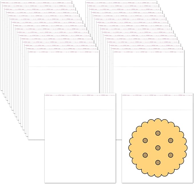 Self Adhesive Cellophane Bags 3"x3" 200pcs Small Clear Self Sealing Cello Bags 50µm Tiny Transparent OPP Poly Bags for Seeds Jewelry Earrings Coins Candies Bakery Cookies(11 Sizes for Choosing)