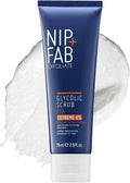 Nip + Fab Glycolic Fix Scrub Extreme – 6% Glycolic Acid (AHA) and 1% Salicylic Acid (BHA) High-Potency Exfoliating Face Scrub for Resurfacing, Deep Pore Cleansing & Clear Skin, 75ml