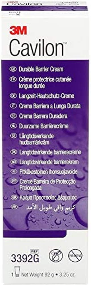 3M Cavilon 3392G Durable Barrier Cream, 92 g Tube