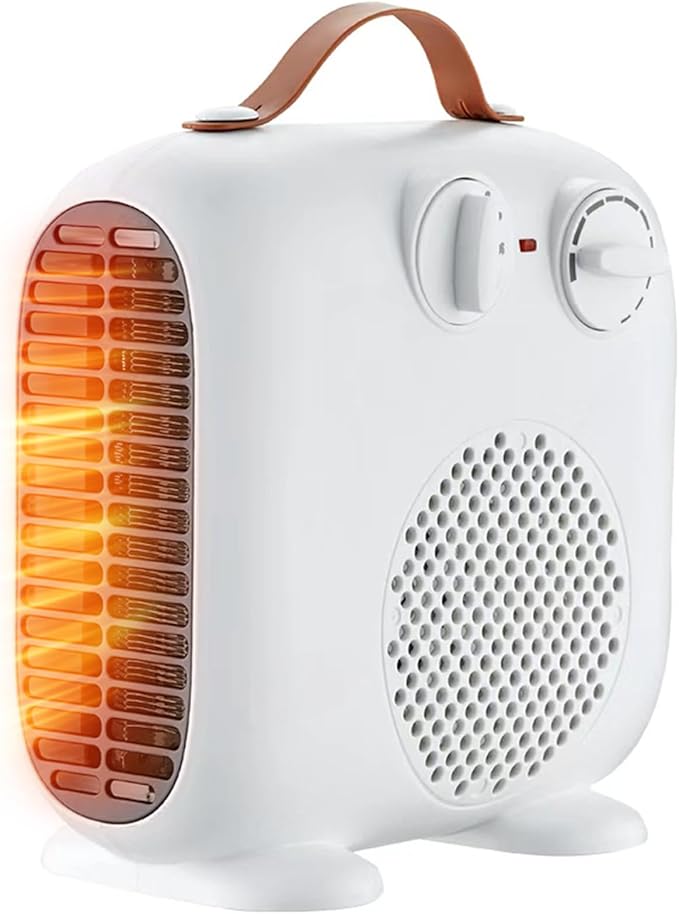 Electric Heater for Home, 2000W Portable Fan Heater Low Energy Dual Control 3 Modes Small Space Heater for Room Desk Office Bedroom