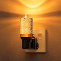 LOHAS-LED Plug in Light with Dusk to Dawn Sensor, LED Candles Nightlight 0-100LM, Amber Night Light Plug in Wall for Kitchen, Hallway, Bedroom
