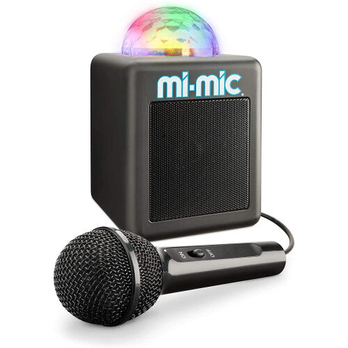 Mi-Mic Mini Karaoke & Disco Cube Speaker LED Lights (WB-TY6149) - Bluetooth, Echo, SD Card, USB Rechargeable 3h