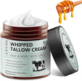 Beef Tallow Skin Care Moisturiser, Beef Tallow Face Cream, Grass Fed Tallow and Honey Balm, Deeply Moisturizes Skin Face & Body, Reduces Skin Irritation and Sensitivity, 120g