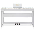 88 Keys Full Weighted Keyboards Digital Piano w/Furniture Stand,White