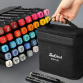 60 Colors Acrylic Paint Pens Sets Fine Art Marker Metal Glass Rock