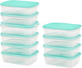 [10 Packs Snap-On Airtight containers with Lids 1000ml (1 Litre) Food Storage Containers, Meal Prep containers with lids- Leak Proof Microwave Freezer Dishwasher Safe Reusable