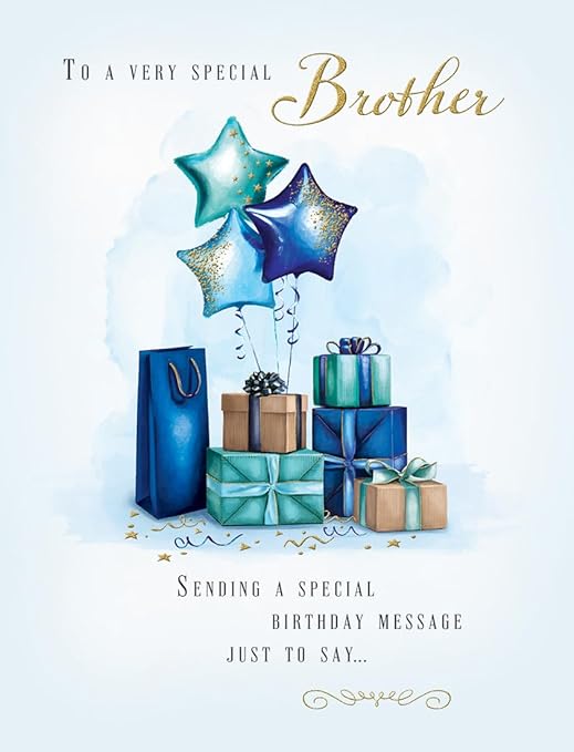 Piccadilly Greetings Birthday Card Special Brother - 8 x 6 inches