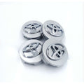 4X Toyota Wheel Rims Center Caps Silver/Chrome Logo 62Mm Camry
